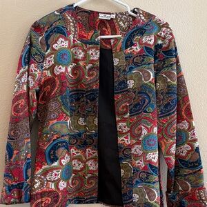 Etcetera Multicolor Paisley Blazer